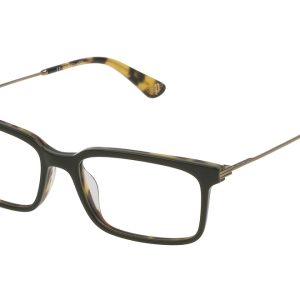 Okulary POLICE VPL687-5206E3. Okulary, Kolor zielony. Mężczyzna.