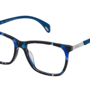 Okulary POLICE VPL6305106RJ. Okulary, Kolor czarny niebieski havana. Kobieta.