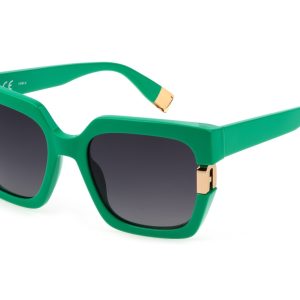 Okulary FURLA SFU624-54092X. Okulary przeciwsłoneczne, Kolor zielony. Kobieta.