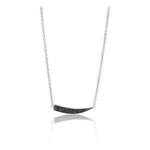 Biżuteria SIF JAKOBS C1010-BK. CHOKER, Kolor czarny. Kobieta.