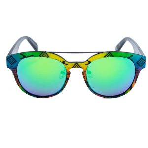 Okulary ITALIA INDEPENDENT 0900AINX14900. Okulary przeciwsłoneczne, Kolor niebieski zielony żółty. Unisex.