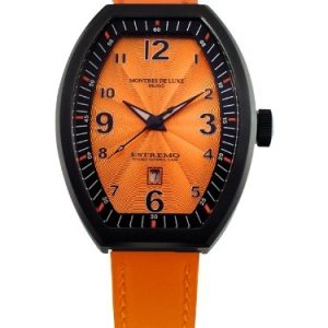 Zegarek MONTRES DE LUXE 09EX-L8302. Kwarcowy, Kolor brązowy. Kobieta.