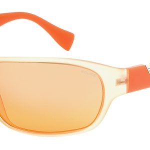Okulary POLICE S180368JA1X. Okulary przeciwsłoneczne, Kolor pomarańczowy. Unisex.