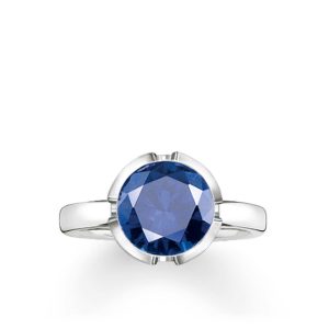 Biżuteria THOMAS SABO 036-048-32-48. Pierścionek, Kolor niebieski srebrny. Kobieta.