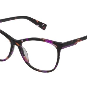 Okulary STING VST1835509BG. Okulary, Kolor fioletowy pomarańczowy havana. Kobieta.