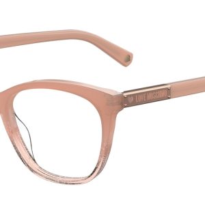 Okulary LOVE MOSCHINO MOL563-FWM. Okulary, Kolor Nude. Kobieta.