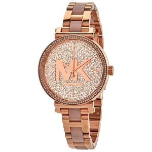 Zegarek MICHAEL KORS MK4340. Kwarcowy, Kolor różowy. Kobieta.