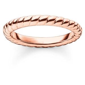 Biżuteria THOMAS SABO TR19784151256. Pierścionek, Kolor różowy złoty. Kobieta.