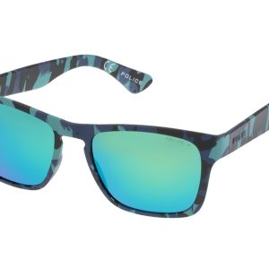 Okulary POLICE S198854GE1V. Okulary przeciwsłoneczne, Kolor niebieski. Unisex.