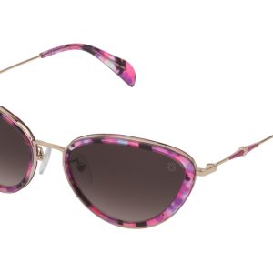 Okulary TOUS STO387-550GED. Okulary przeciwsłoneczne, Kolor czerwony havana. Kobieta.