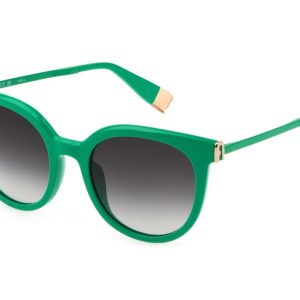 Okulary FURLA SFU625-52092X. Okulary przeciwsłoneczne, Kolor zielony. Kobieta.