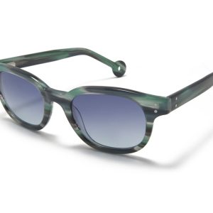 Okulary HALLY&SON HS538S07. Okulary przeciwsłoneczne, Kolor błękitny. Unisex.