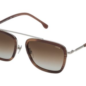 Okulary LOZZA SL2291M-579Y. Okulary przeciwsłoneczne, Kolor srebrny havana. Mężczyzna.