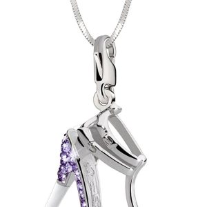 Biżuteria GLAMOUR GS4-19. Zawieszka, Kolor PURPLE. Kobieta.