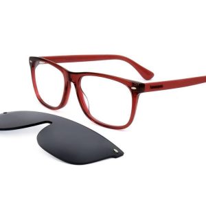 Okulary HAVAIANAS PARATY-CS-C9A. VIEW + CLIP-ON, Kolor czerwony. Mężczyzna.