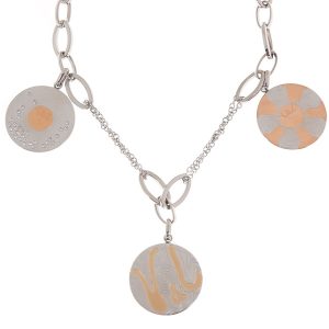 Biżuteria VICTORIO & LUCCHINO VJ0196GA. Naszyjnik, Kolor srebrny. Kobieta.