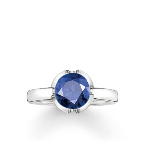 Biżuteria THOMAS SABO 034-048-32-52. Pierścionek, Kolor niebieski srebrny. Kobieta.