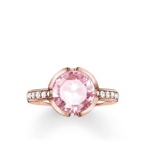 Biżuteria THOMAS SABO 2037-633-9-48. Pierścionek, Kolor różowy złoty. Kobieta.