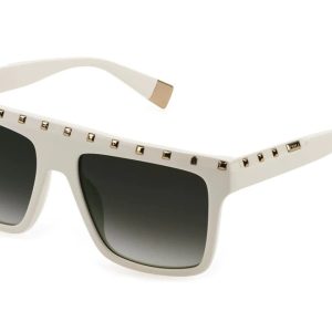 Nowość. beżowe okulary furla sfu535 dla kobiet w super cenie