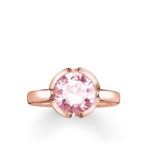 Biżuteria THOMAS SABO 036-540-9-56. Pierścionek, Kolor różowy złoty. Kobieta.