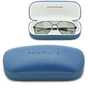 Twarde granatowe etui Futerał na okulary PolarZone