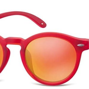 Okulary lenonki Montana MS28A czerwone lustrzanki
