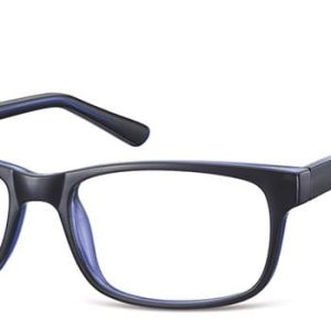 Okulary Zerówki klasyczne oprawki Sunoptic CP154D czarno-granatowe