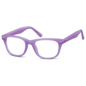 Okulary dziecięce zerówki prostokątne oprawki korekcyjne PK10B fioletowy