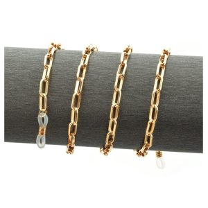 Złoty Łańcuszek ozdobny do okularów zawieszka SLA-08