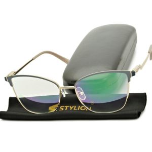 Plusy +3.00 damskie okulary do czytania korekcyjne z antyrefleksem ST325AR