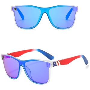 Męskie okulary przeciwsłoneczne pełne MAXAIR z filtrem UV400 Blue/Red ST-MAX2A