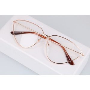 Okulary kocie oczy damskie zerówki 1914