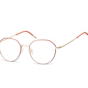 Lenonki Okulary oprawki optyczne 928H złoto-czerwone