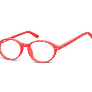 Dziecięce okulary zerówki oprawki korekcyjne owalne AK47 czerwone