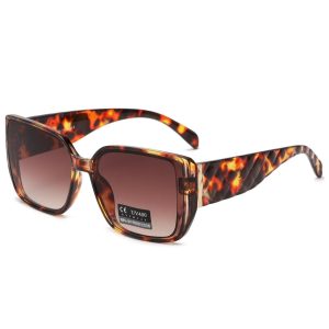 Damskie okulary przeciwsłoneczne z filtrem UV400 Panterkowe SV102C