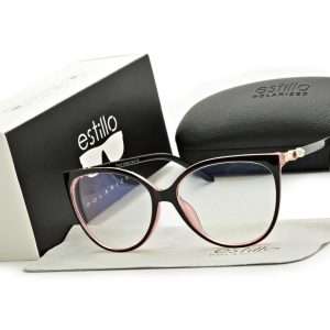 Okulary damskie z filtrem BLUE LIGHT do komputera korekcyjne EST-106K-6 Estillo