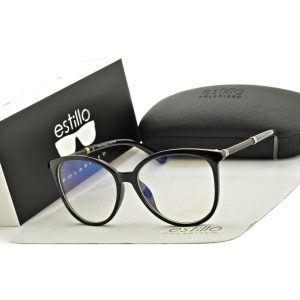 Okulary damskie z filtrem BLUE LIGHT do komputera korekcyjne EST-112K-1 Estillo