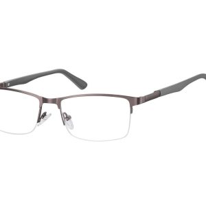 Żyłkowe oprawki korekcyjne zerówki okulary unisex 996C grafitowe