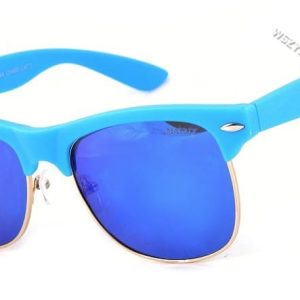 Okulary Półramki MP-744A Polaryzacyjne niebieskie