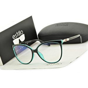 Okulary damskie z filtrem BLUE LIGHT do komputera korekcyjne EST-106K-10 Estillo