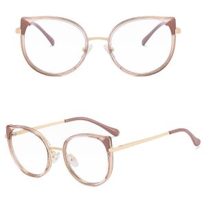 Damskie okulary zerówki do komputera BLUE LIGHT z flexami 25127G