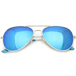 Okulary Przeciwsłoneczne Lustrzanki Aviator Pilotki 2163R