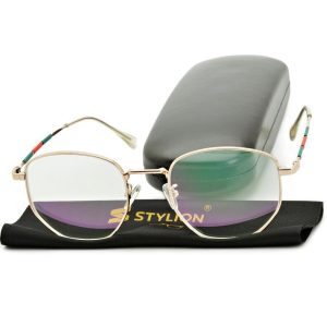 Okulary zerówki z antyrefleksem ST316B moc: 0.00 złote