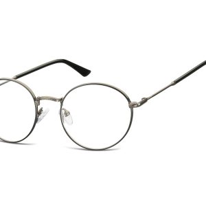 Lenonki okrągłe Okulary oprawki optyczne 919E grafitowe