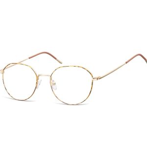 Lenonki Okulary oprawki optyczne 928I złoto + panterka