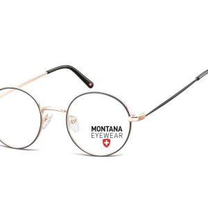 Oprawki korekcyjne okulary optyczne lenonki MM584A złoty/czarny