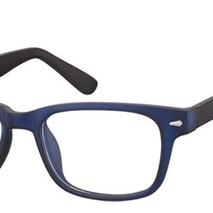 Okulary Zerówki klasyczne oprawki Sunoptic CP156E granatowo-czarne