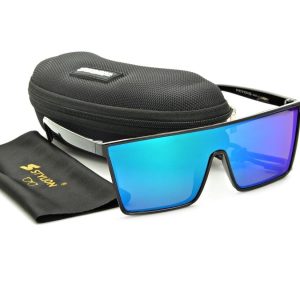 Męskie Okulary przeciwsłoneczne Pilotki Pełne Lustro UV400 STR-1647C