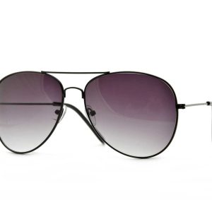 Okulary Aviator czarne Pilotki cieniowane przeciwsłoneczne 2161C