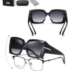 Okulary Premium FIT OVER Nakładane na Korekcyjne przeciwsłoneczne z polaryzacją EST-GR200-1